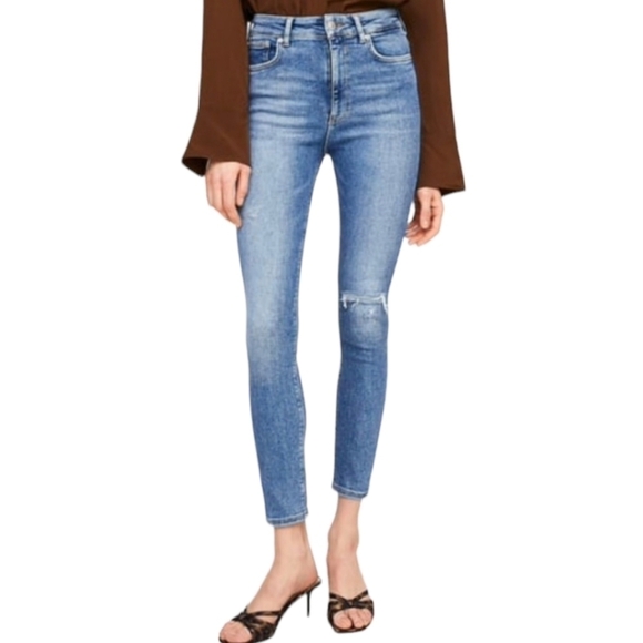 Zara The '80s High Waist Skinny Jeans - Picture 6 of 11